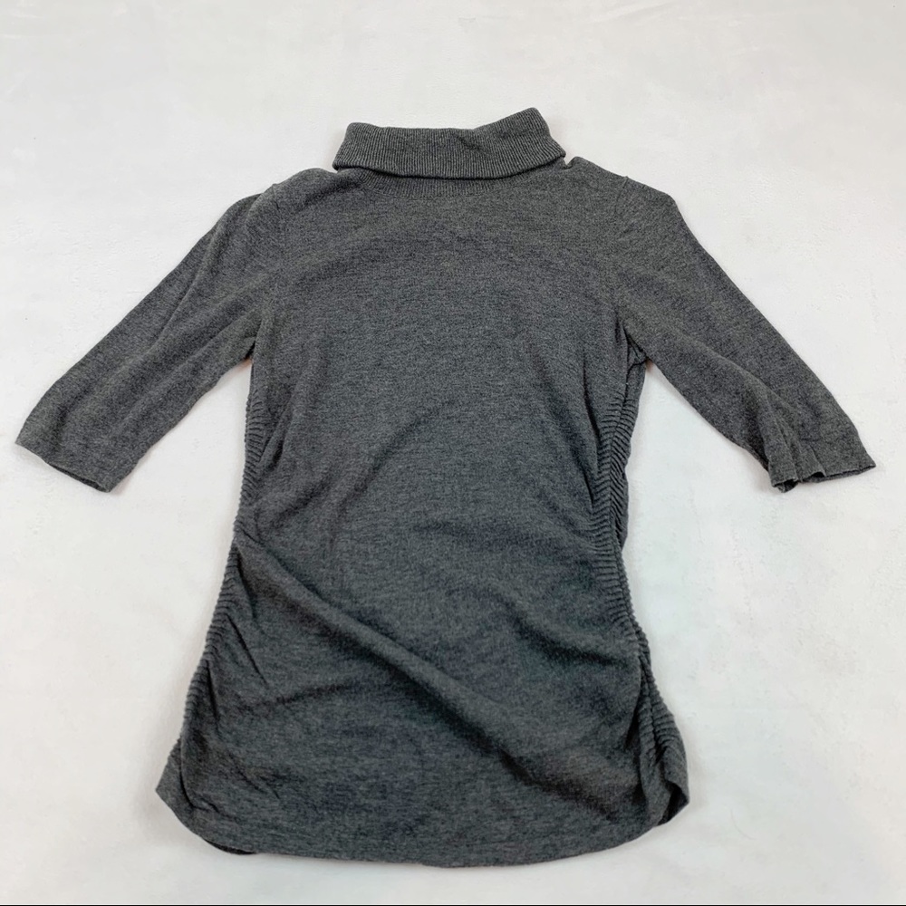 Ann Taylor turtleneck‎ ruched side sweater pullover